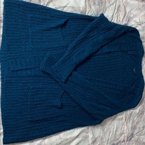 American Eagle Teal Blue Cardigan